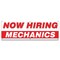 Signmission Now Hiring Mechanics Banner Apply Inside Accepting Application Single Sided B-72-30277 - alternate 1